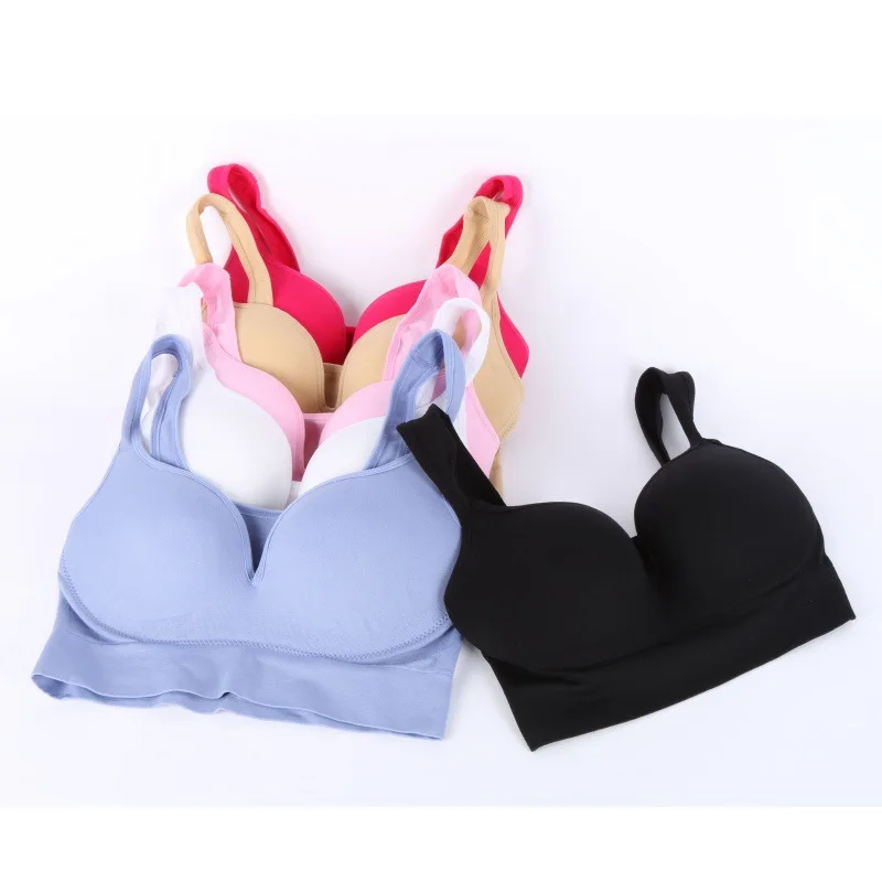 

Women Sports Bra Racerback Seamless Wireless Sleep Top Tank