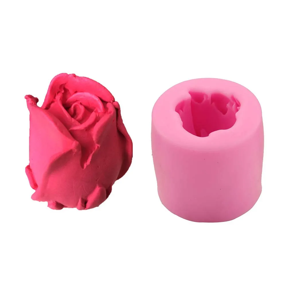 

Roses Shaped Silicone Mold Series DIY Handmade Cake Decoration Craft Fondant Sugarcraft Cake 3D Food Grade Baking Tools Supplies