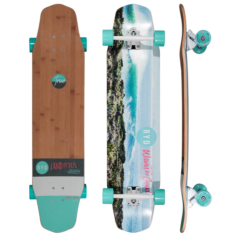 Профессиональный Лонгборд скейтборд шоссе танцующие взрослые подростковые