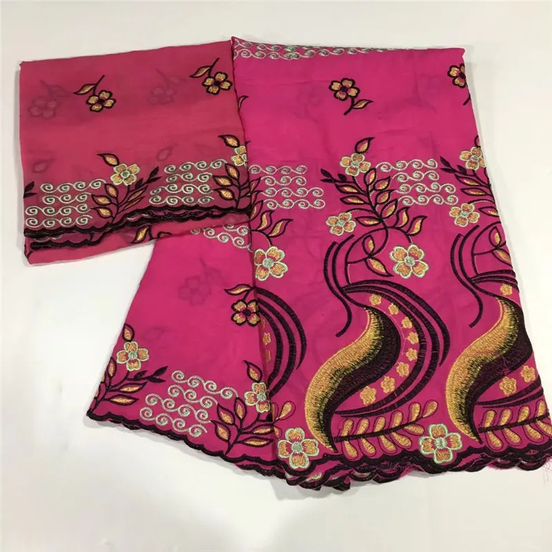 Высокое качество последние Королевский синий цвет хлопок вышивка для шитья