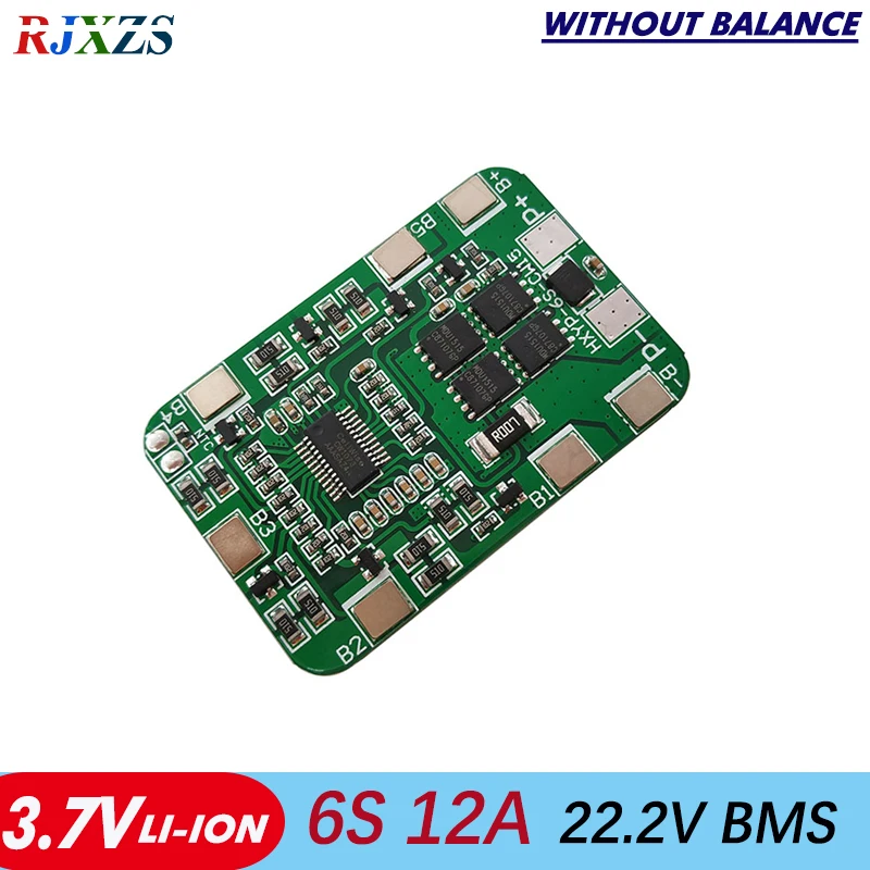 Защитная плата li Ion BMS PCM для батарей 6S 12A 22 2 в bms pcm без балансировки литиевых LicoO2