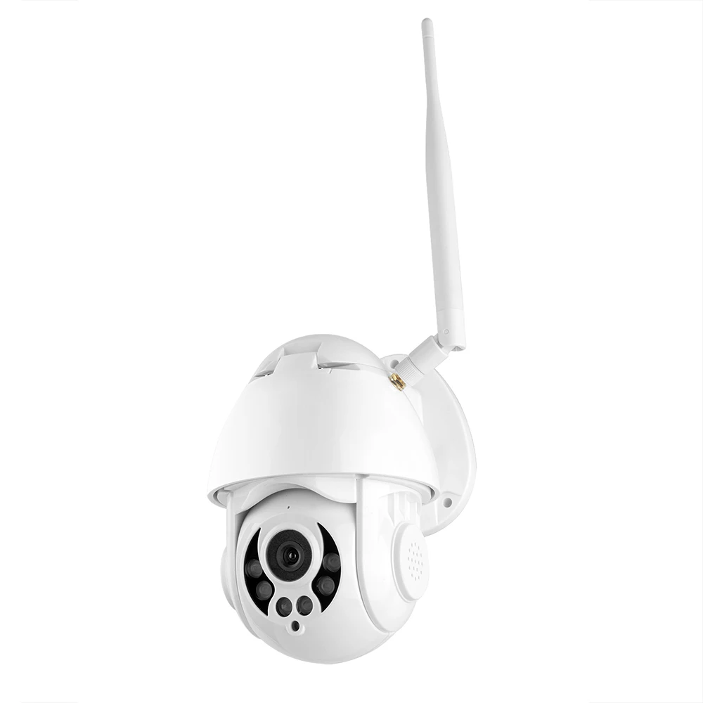 1080P FHD Беспроводная PTZ wi-fi ip-камера 4X зум Обнаружение движения автоматическое отслеживание наружного водонепроницаемого ночного видения ИК TF карта