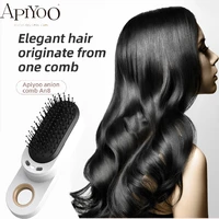 ionic comb portable hair brush anti static massage negative ion comb mini hair straightener comb magic hairbrush styling comb