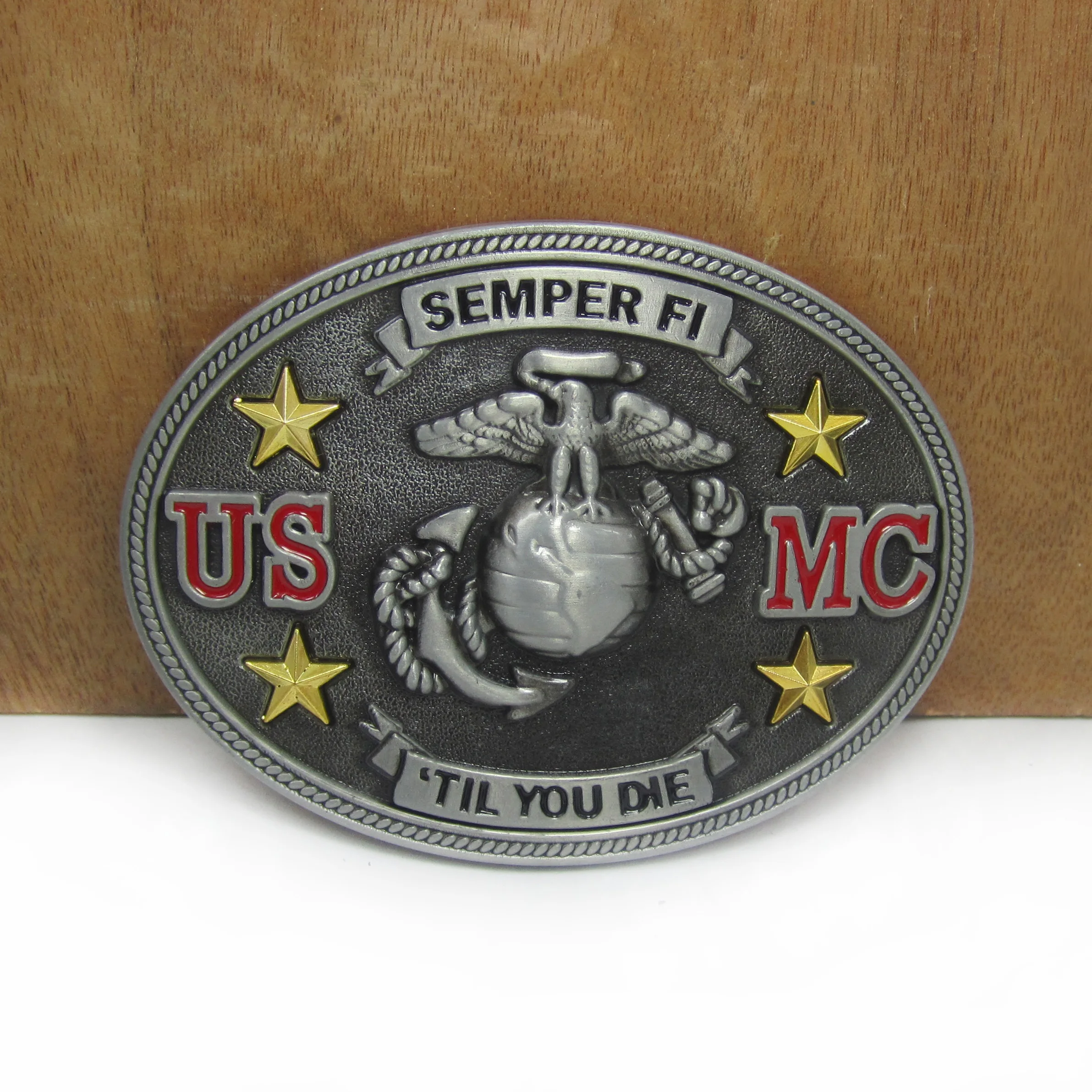 Пряжка для ремня BuckleClub американская военная ковбойская в стиле милитари с