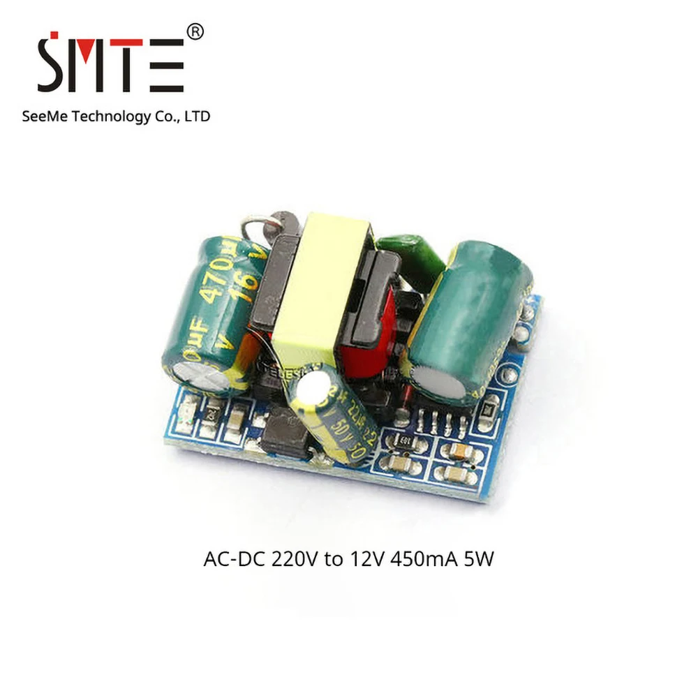 

10pcs/lot AC-DC step-down regulator power supply module precision board 220V to 5V 12V 600mA 3W 5W isolation switch
