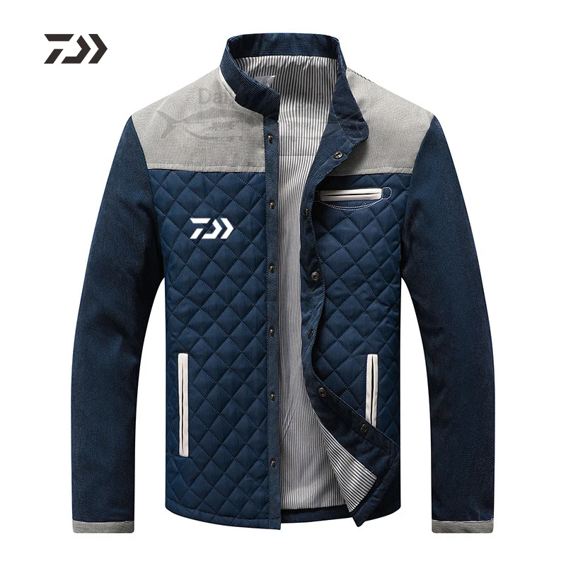 Daiwa одежда рыболовная куртка весна осень мужской рыболовный костюм с v образным