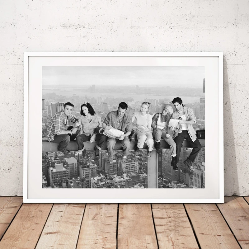 

Friends Tv Show Posters Wall Art Prints Friends Tv New York Skyline Canvas Painting Wall Picture for Living Room Home Decor