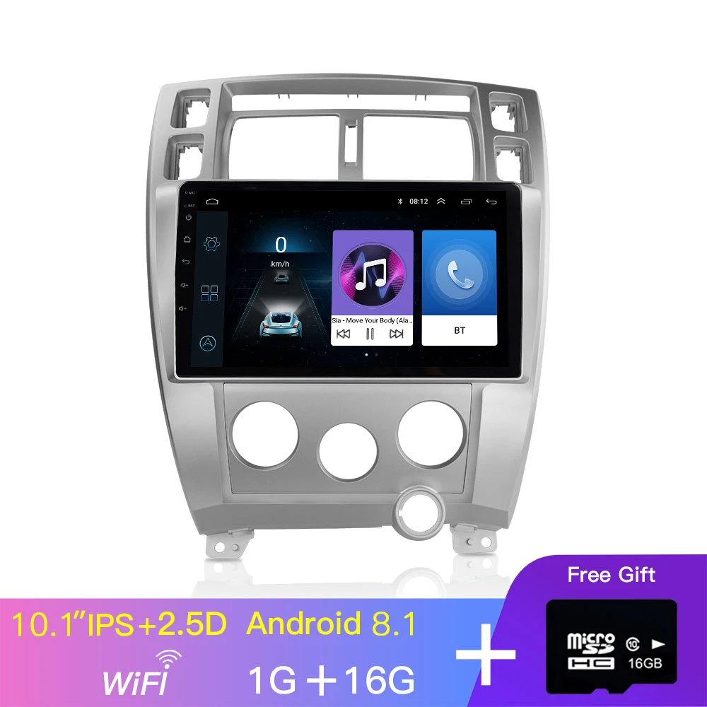 C10-HY-1-16 WIFI EKIY 9 ''ips Автомобильная магнитола для hyundai Tucson 2004-2009 Автомобильный мультимедийный видеоплеер навигации gps Android 8,1 без 2din 2 Дина Dvd - Цвет: C10-HY-1-16 WIFI