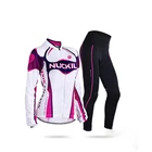 Женский комплект одежды с длинным рукавом из Джерси для езды на велосипеде, 2022