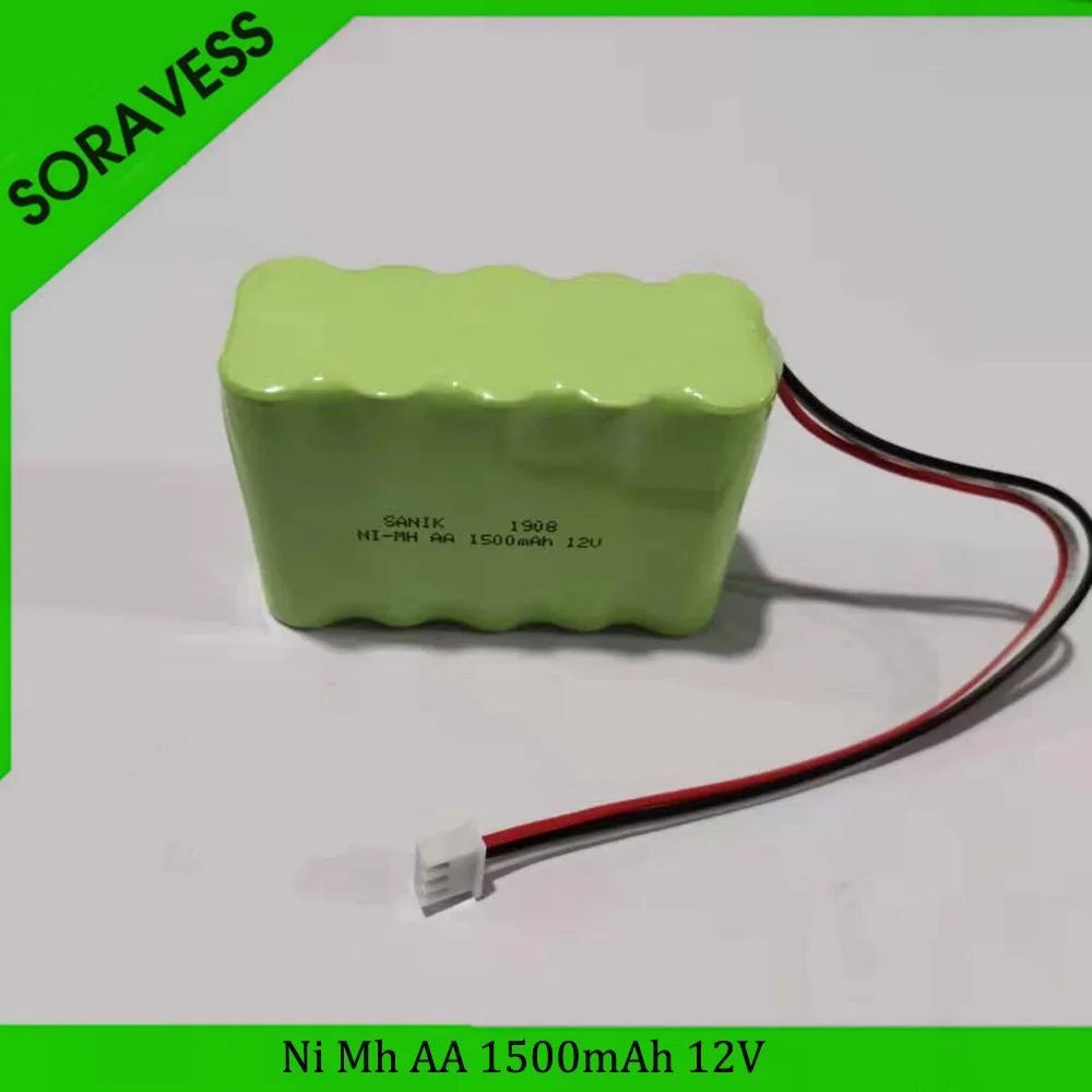 

Soravess 1PCS 12V AA 1500mah NiMH Battery Charger Set For Rc toys Cars Tanks Robots Boats Ni-MH AA 12v Rechargeable Battery Pack