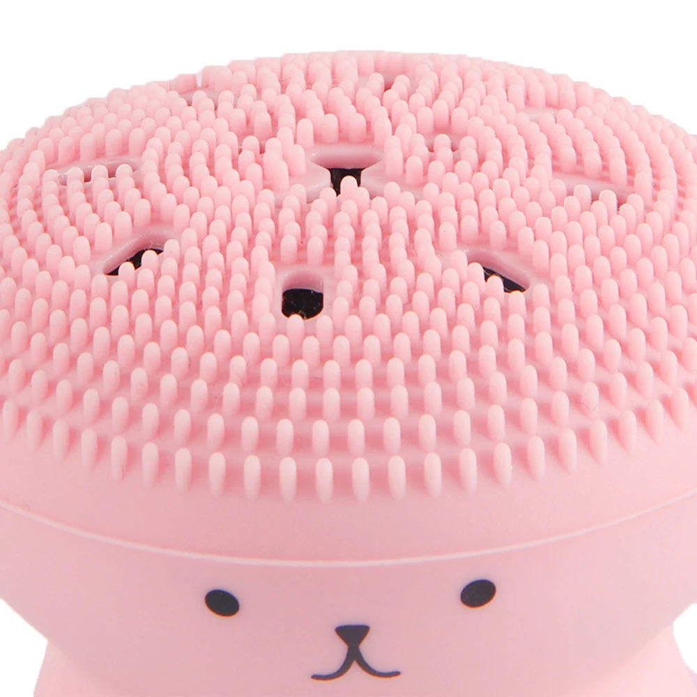 Осьминог Форма силиконовая щетка для чистки лица глубокой очистки угрей поры