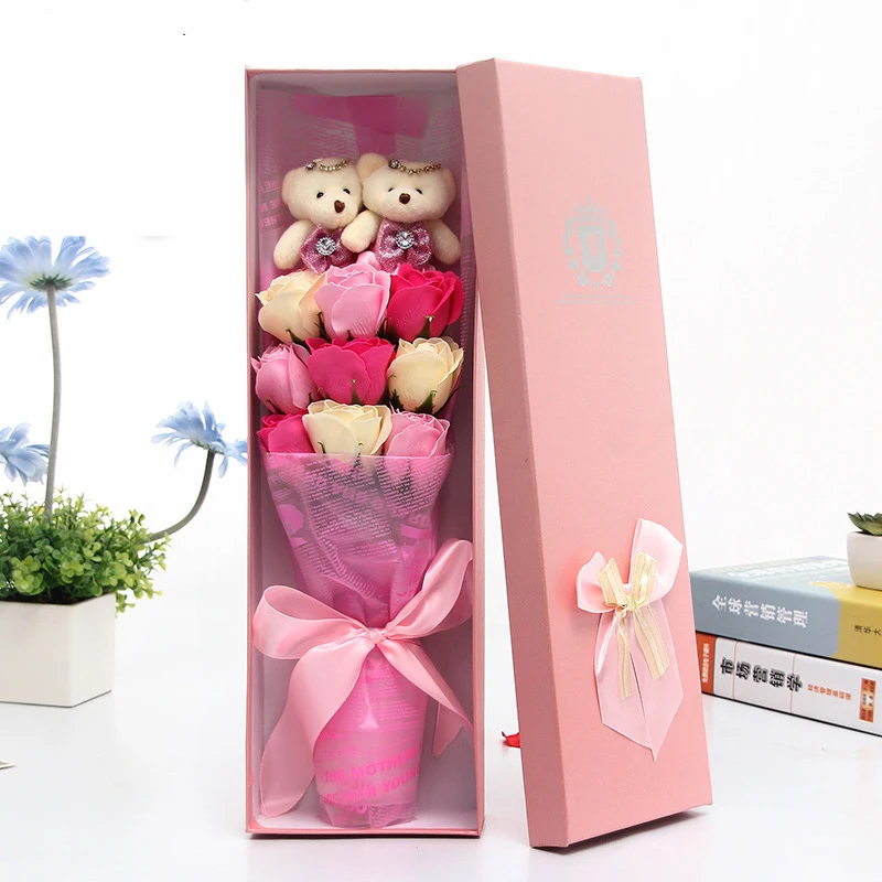 Плюшевые игрушки Ститч аниме медведь мягкие куклы Животные Kawaii букеты для