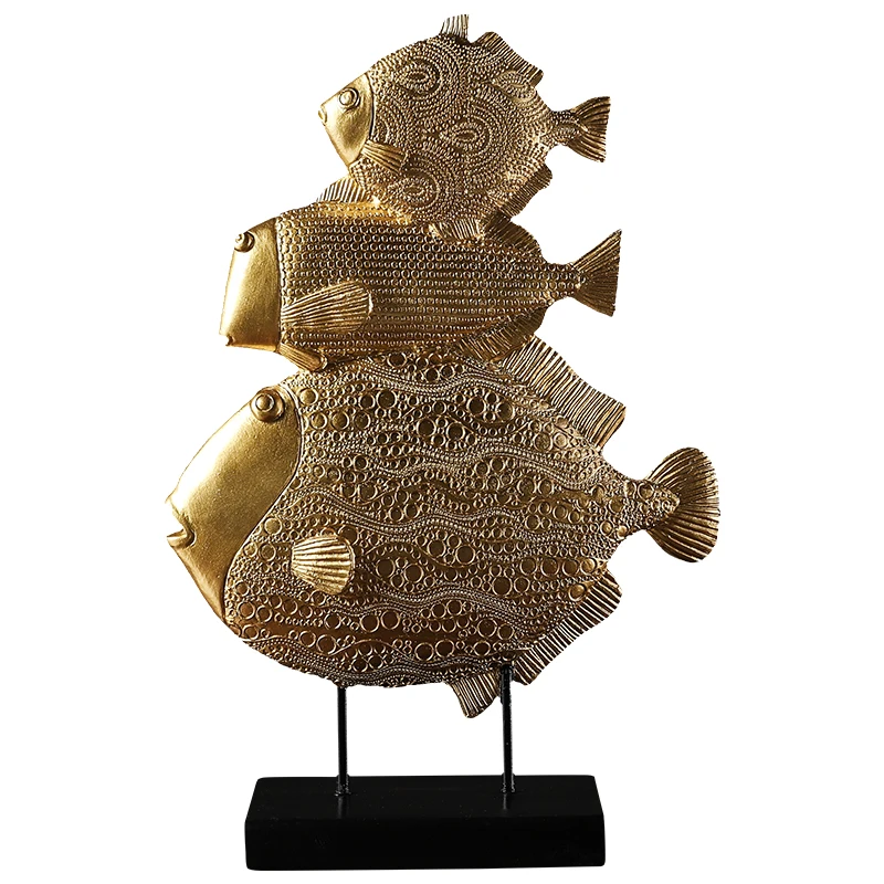 

Resin Goldfish Ornaments Handicraft Decoration Home Window Ornaments Desktop Furnishings