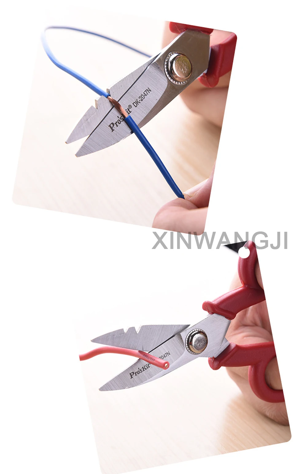 Pro'sKit DK-2047N 5," Многофункциональный Электрический Нож для снятия изоляции ножницы бытовые электрические ножницы резка линия