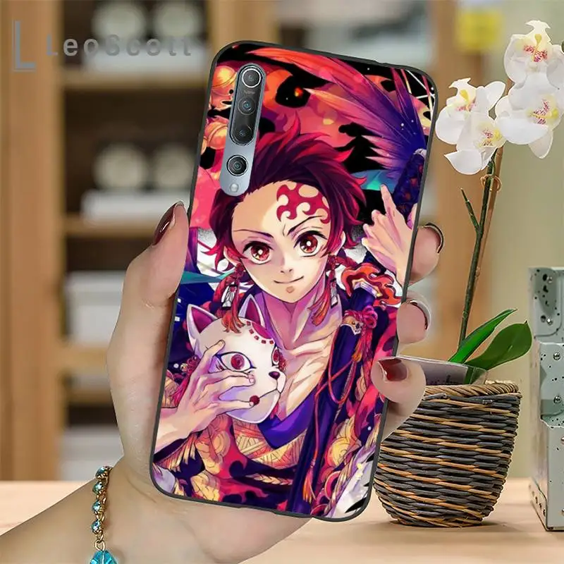 

Anime Demon Slayer Kimetsu no Yaiba Phone Case For Xiaomi Redmi 7 8 9t a3Pro 9se k20 mi8 max3 lite 9 note 9s 10 pro