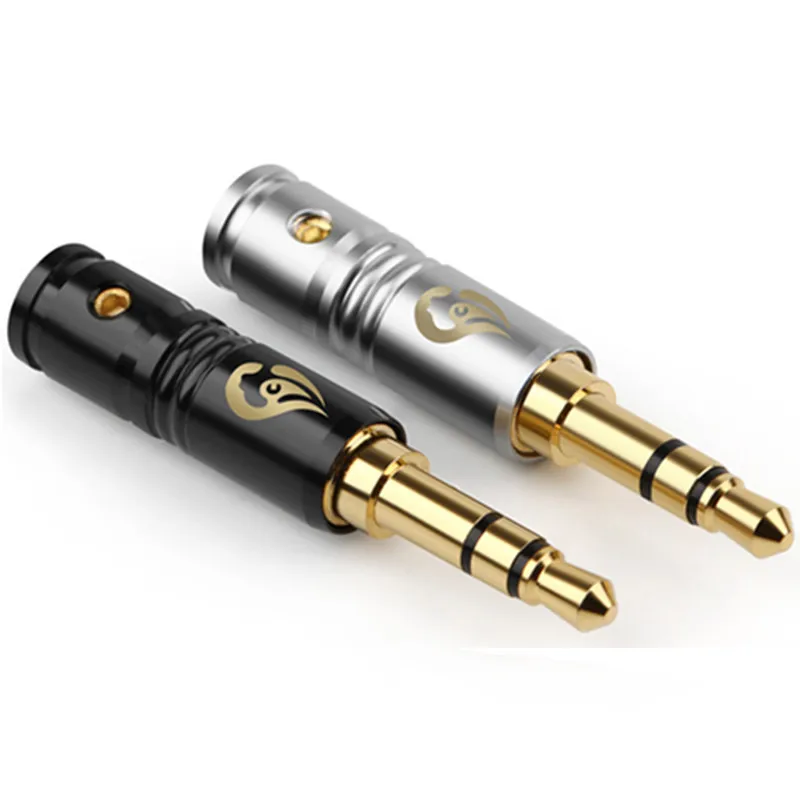 Гнездо для наушников 3 5 мм полюс стерео позолоченные Hi-Fi наушники-затычки в