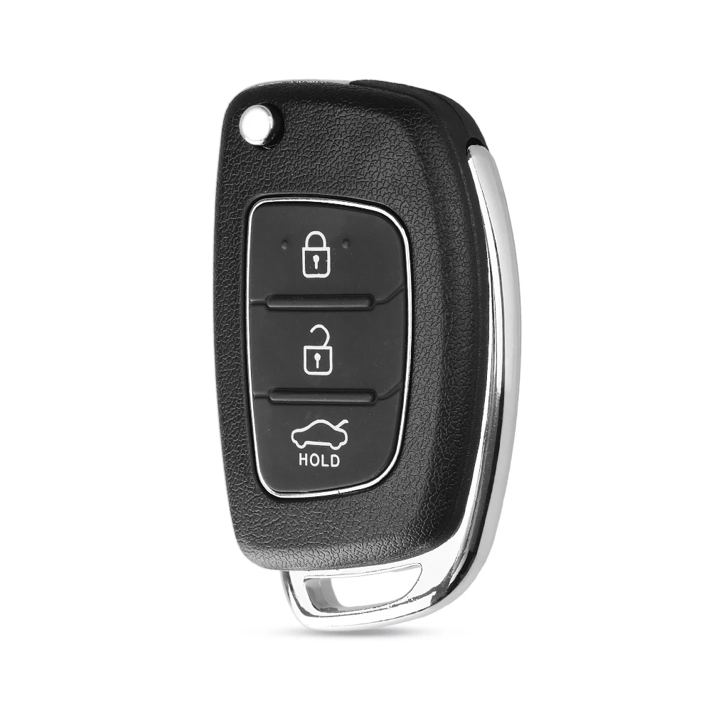 Складной чехол KEYYOU для автомобильного ключа с 3 кнопками Hyundai Solaris Ix35 Ix45|Ключ от