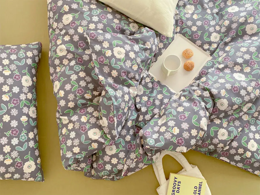 Набор постельного белья в деревенском стиле набор винтажном с цветочным