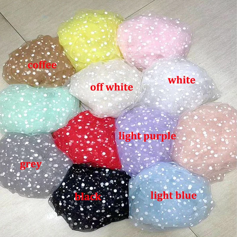 Сетчатая Тюлевая ткань в горошек с золотым принтом высококачественное свадебное