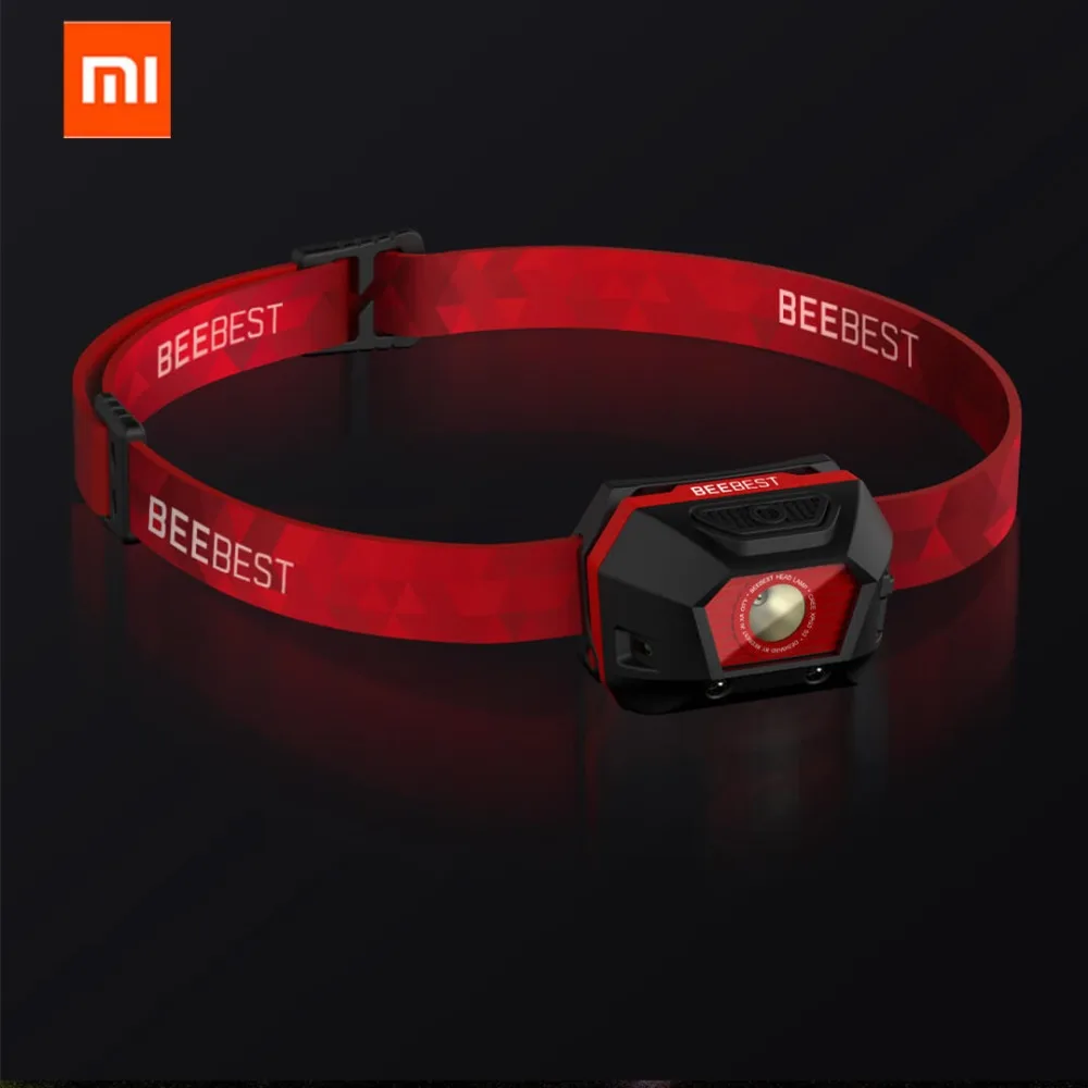 Xiaomi Mijia Beebest FH100 Переносной наружный светодиодный фонарь для головы, водонепроницаемый, легкий и удобный в использовании в темное время суток во время путешествий в движении.
