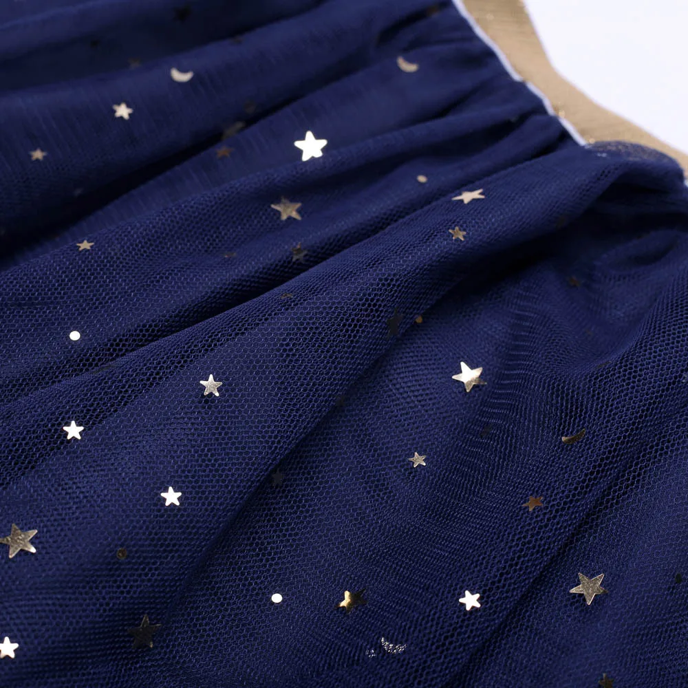 Юбка пачка принцессы со звездами и блестками для маленьких девочек балетная юбка