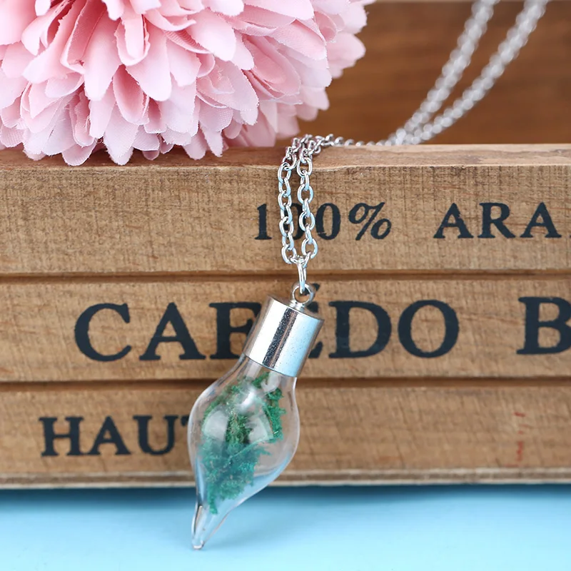 Креативное ожерелье с растениями богемное подвеской в виде морских водорослей