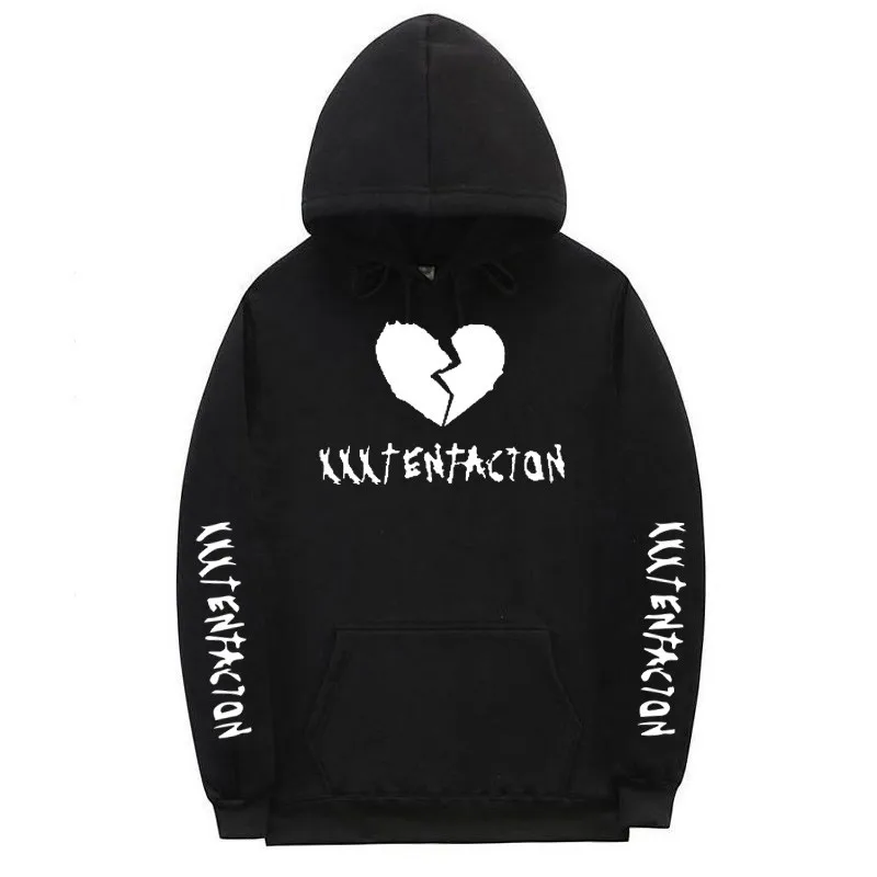 Xxxtentacion месть толстовки осень и зима мужские/женские Модные свитшоты Рэпер Хип