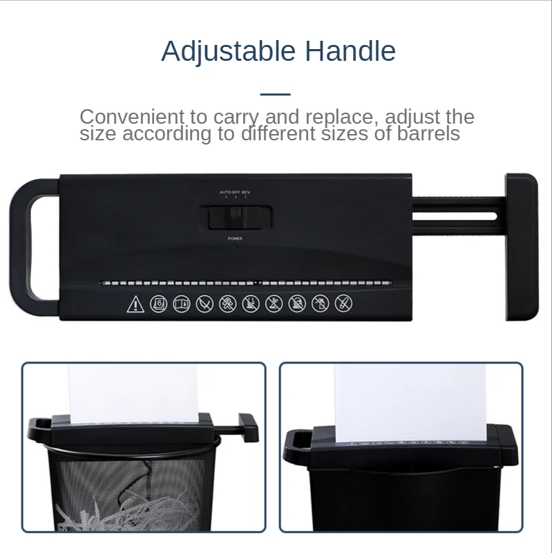 220V Мини офисный электроэнергии Бумага Шредер A4 Машина немой бытовой Портативный