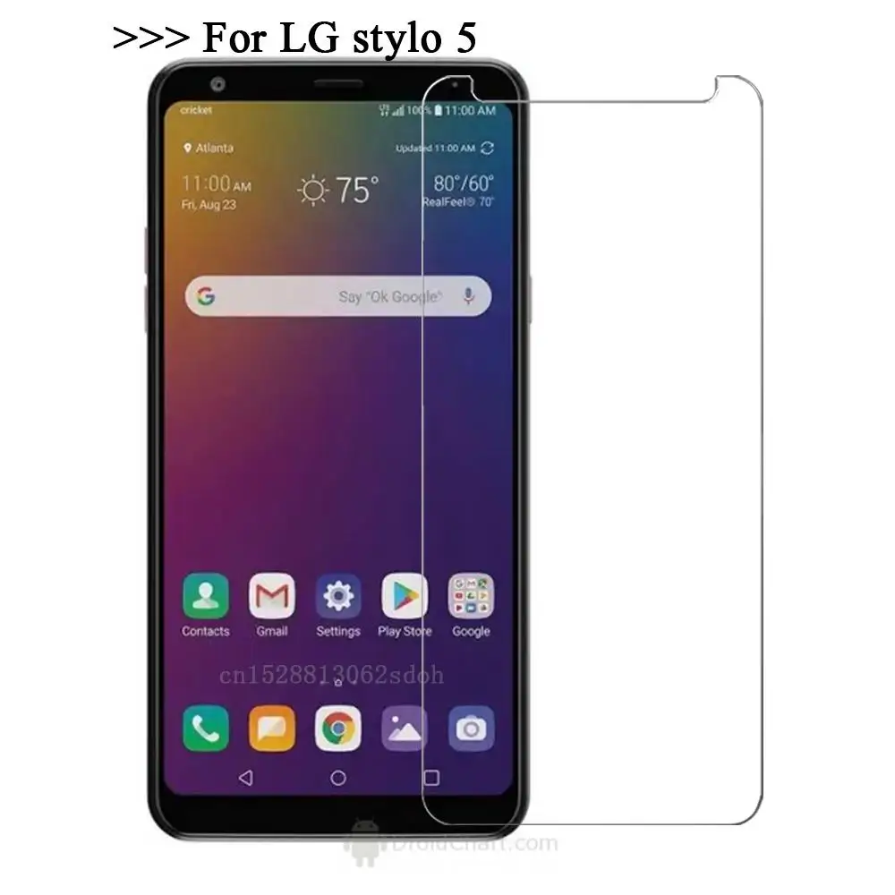 Закаленное стекло для LG Stylo 5 Защитная пленка экрана 9H закаленное премиум класса