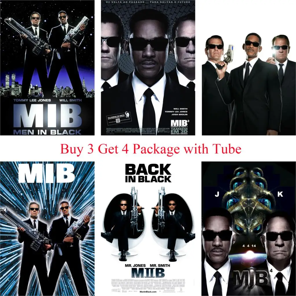 Плакаты MIB с белым покрытием печать бумаги высокое разрешение прозрачное