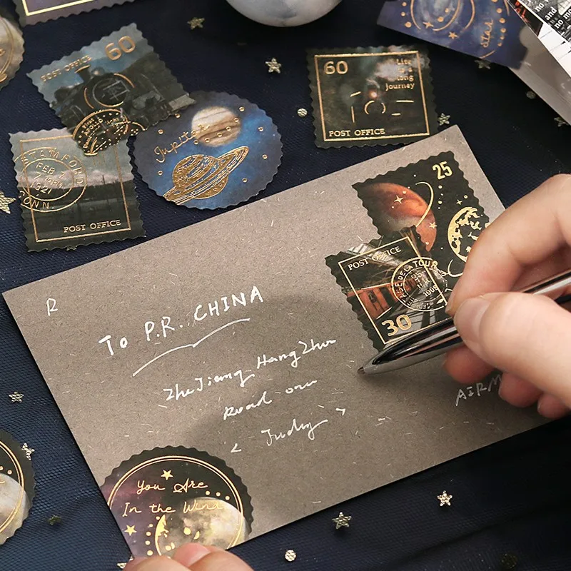 45 шт. фольга золотой альбом для стикеров стильный штамп украшение сделай сам