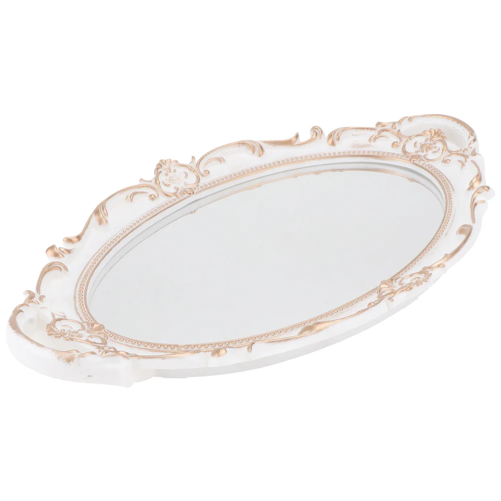 Овальный зеркальный поднос для ювелирных изделий сервировки|Лотки хранения| |