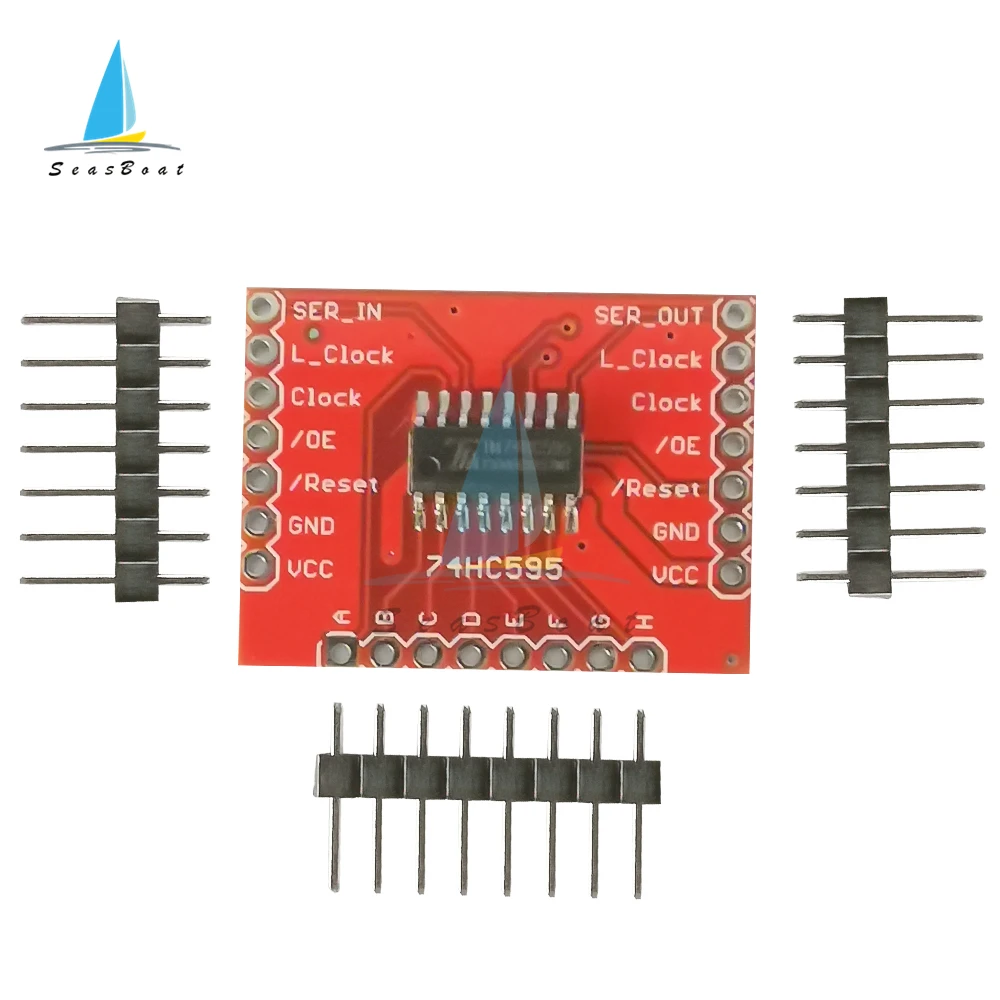 DC3.3-5V Expansion Module SPI Interface CMOS Serial Output Module 74HC595 High Speed Shift Register Low Power