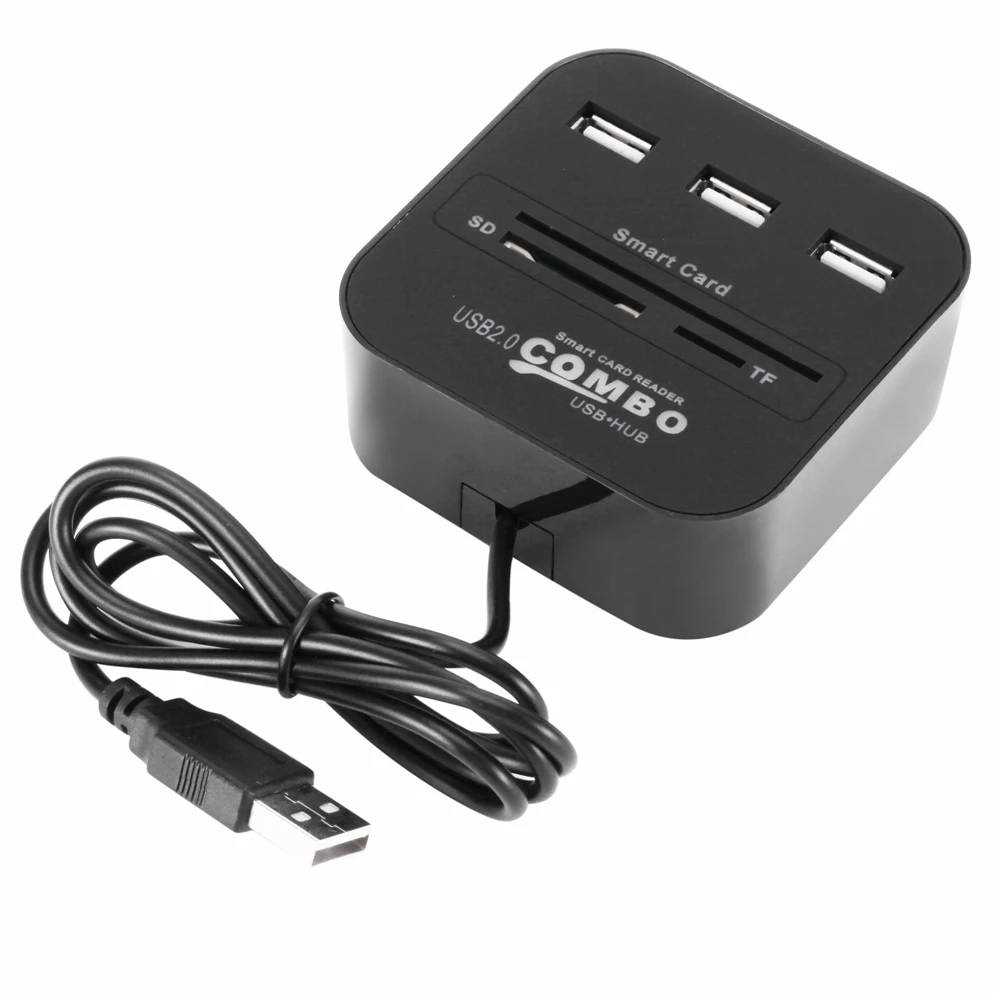 

SmartCard Smart Tax Filing Bank ID Card CACDNIEATM IC SIMSDTF Card Reader 3 Port HUB