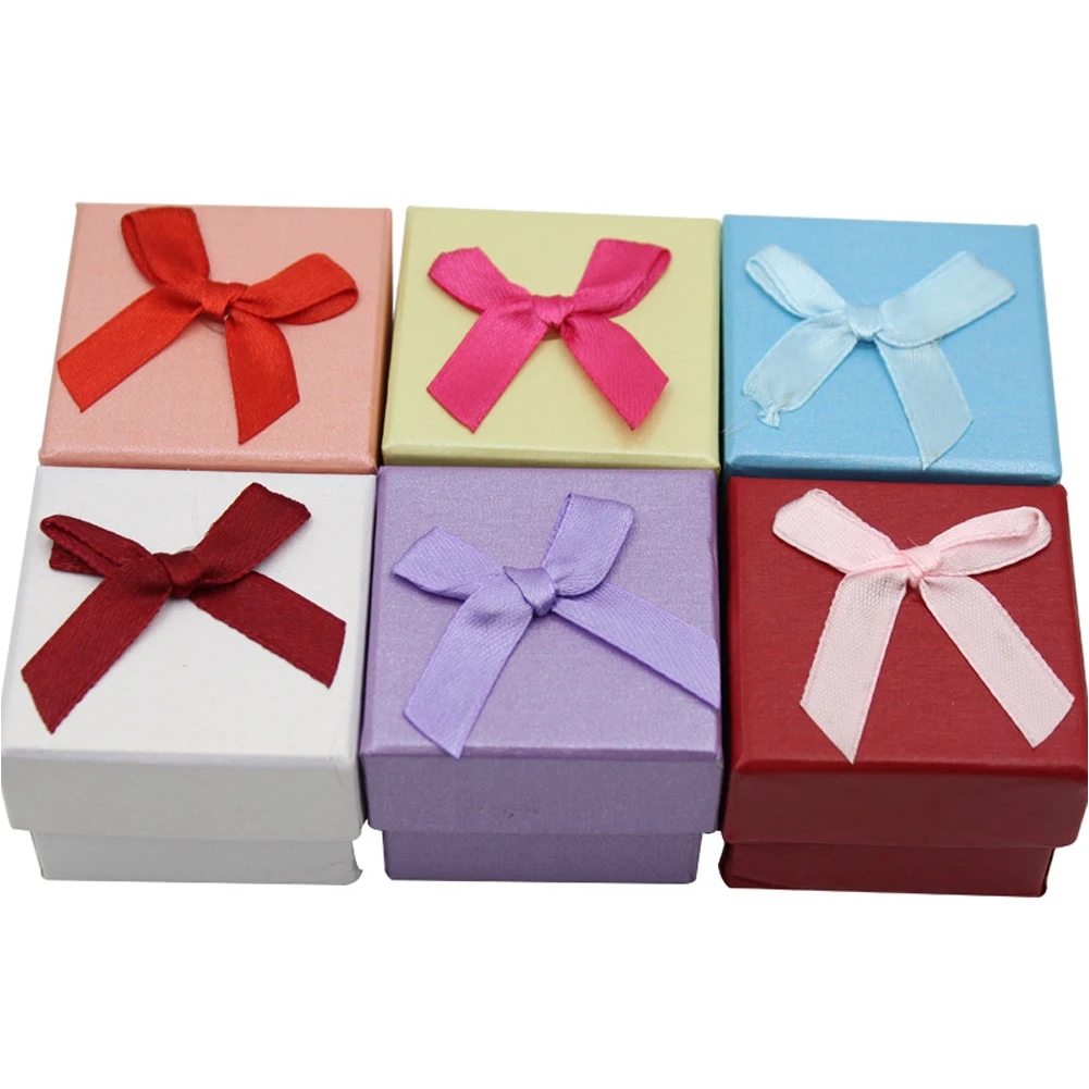 Изящное Ювелирное кольцо серьги ожерелье Подарочный дисплей посылка картон