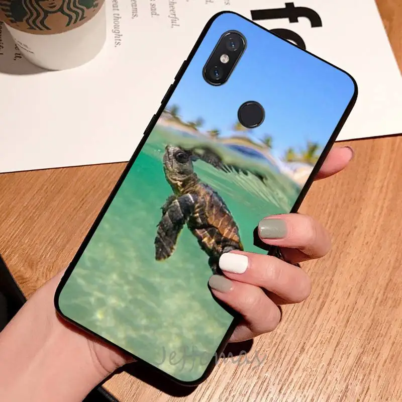 

Turtle See sea animal Phone Case For Xiaomi Redmi note 7 8 9 t max3 s 10 pro lite coque shell cover funda