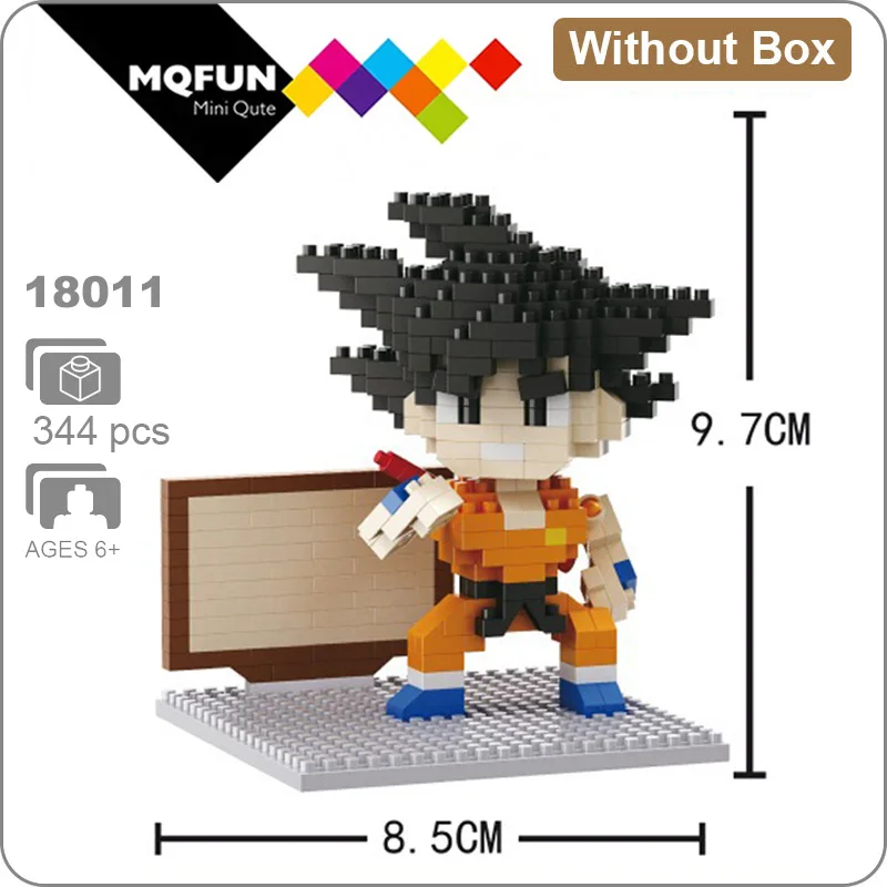 18011 Without Box Balody аниме японский мультфильм Dragon Ball Z Супер Герои 3D конструкторные модели Фигурки строительные блоки кирпичи обучающие игрушки - Цвет: 18011 Without Box