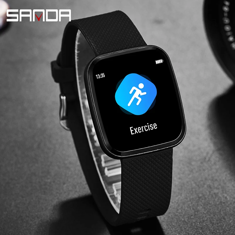 Модные умные часы мужские с будильником спортивный браслет мониторингом сна