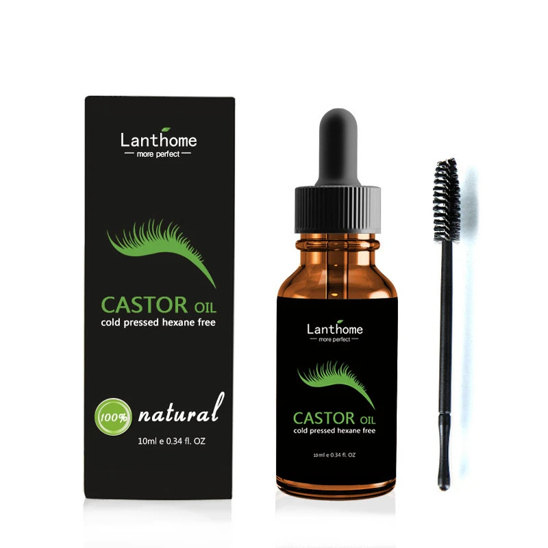

Eyebrow Enhancers Natural Castor Oil Brow Growth Liquid Eyes Makeup Eyebrows Longer Thick Make Up Cosmetics 10ML