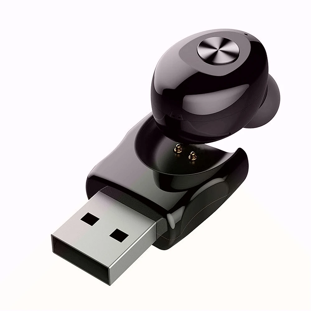 Беспроводные наушники с зарядкой через usb, Bluetooth наушники для Xiaomi Air Dots Redmi Airdots, басовые наушники, Спортивная гарнитура для Umidigi F2 - Цвет: Черный