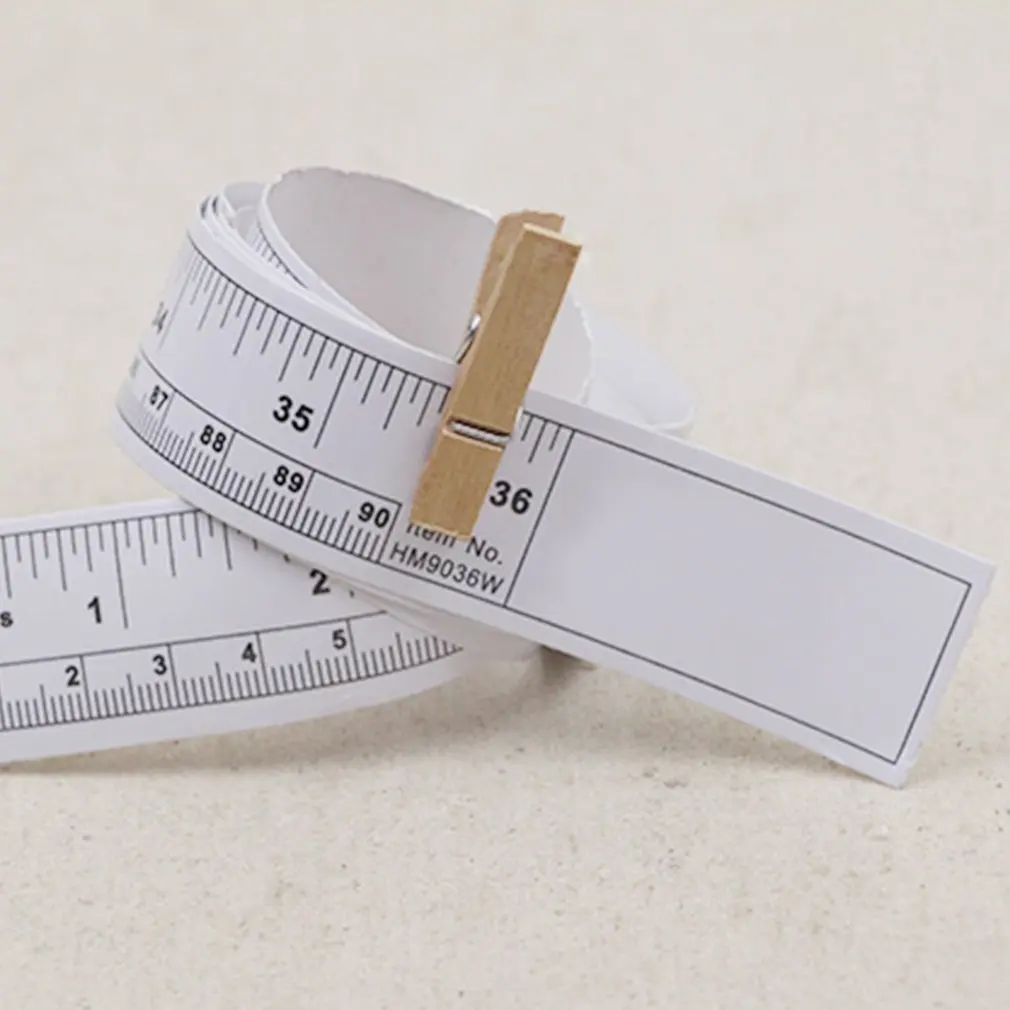 Клейкая линейка 90 см клейкие весы самоклеющиеся метрические измерительные ленты