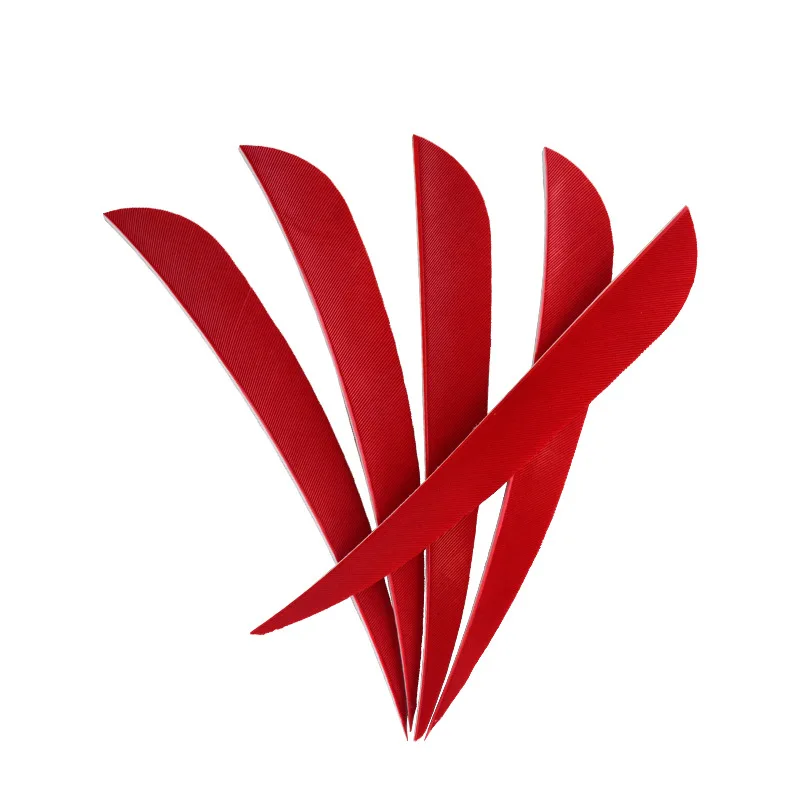 

3/4/5 Inches Arrow Feather Drop-Shape Arrow Vanes for Hunting Shooting Traditional/Compound Bow DIY Archery Accessories