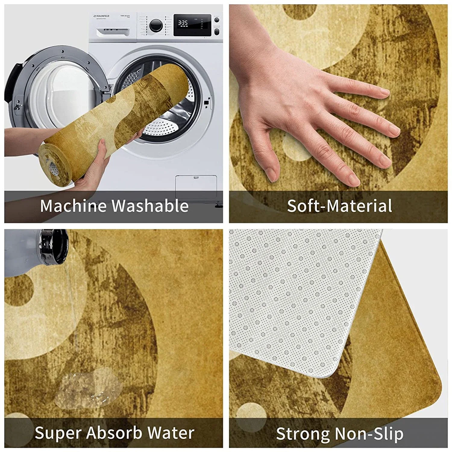 

Entrance mats, non-slip floor mats, door mats, floor mats, kitchen carpets, bathroom mats, balcony mats, room mats