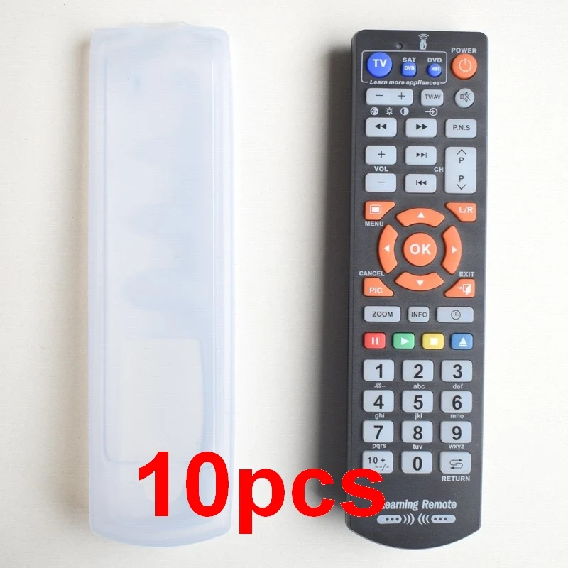 10 шт. пульт дистанционного управления с функцией обучения для ТВ STB DVD DVB HIFI