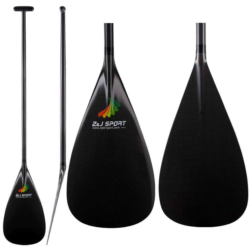 ZJ Спортивный Легкий Таити Тип углеродного волокна Аутригер каноэ OC Paddle с Препрег