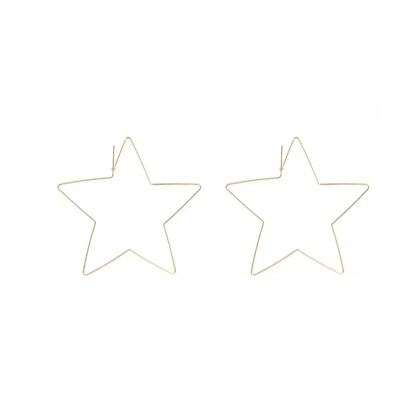 Модные оригинальные преувеличенные серьги сексуальные женские большие пустые в