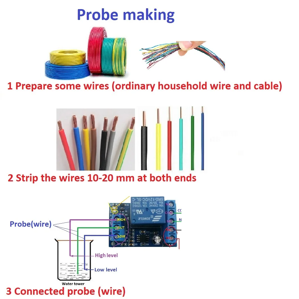 Автоматический регулятор уровня жидкости 2 в 1 12 В постоянного тока | Обустройство
