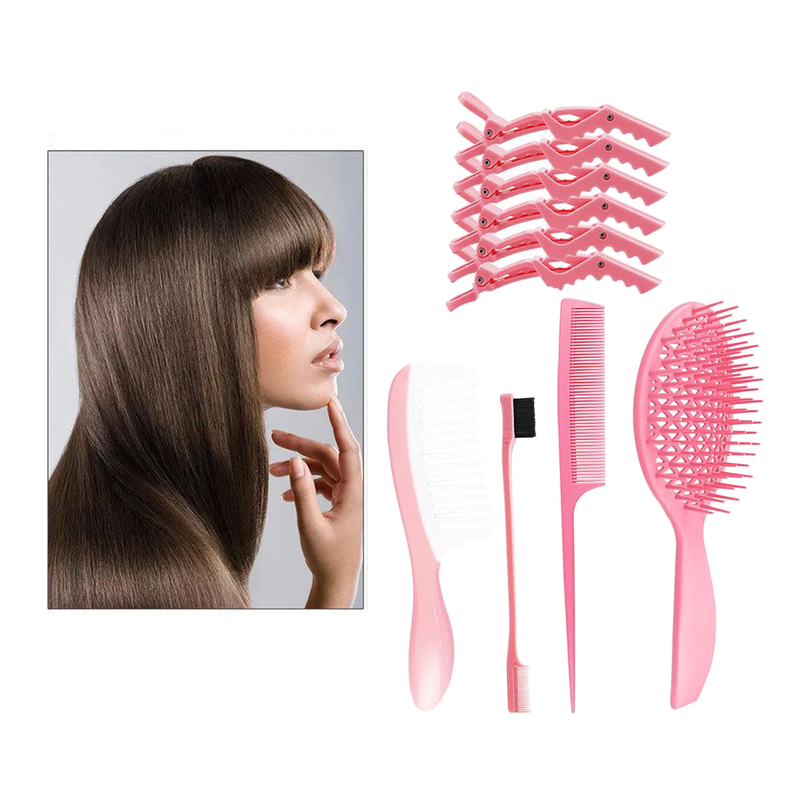 

Soft Mini Small Cushion with Styling Comb Clips for Hair Salon