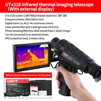 uni t thermal imager telescope utx318 visual 1200m 384%c3%97288 pixels 6x zoom 4000mah night vision device for outdoor travel hunting