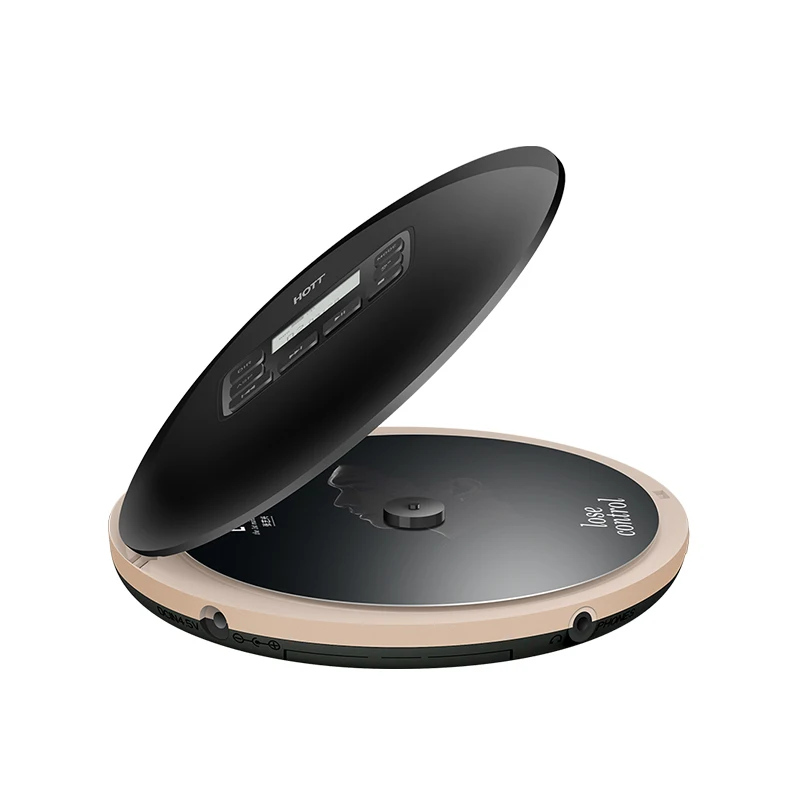 Портативный CD-плеер HOTT с ЖК-разъемом для наушников противоскользящий